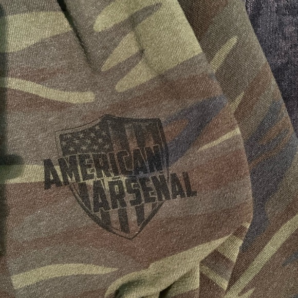 American Arsenal SUPER SOFT camo PATRIOT crew neck sweater - Picture 2 of 3